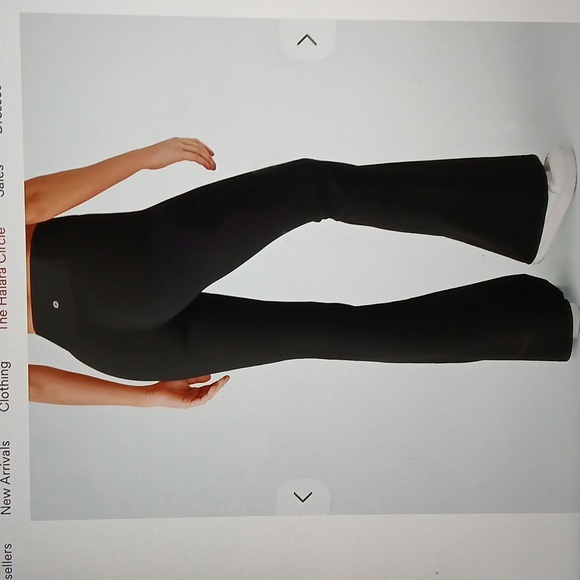 N Halara. Crossover High Waisted Back Pocket Super Flare Leggings - Picture 4 of 5